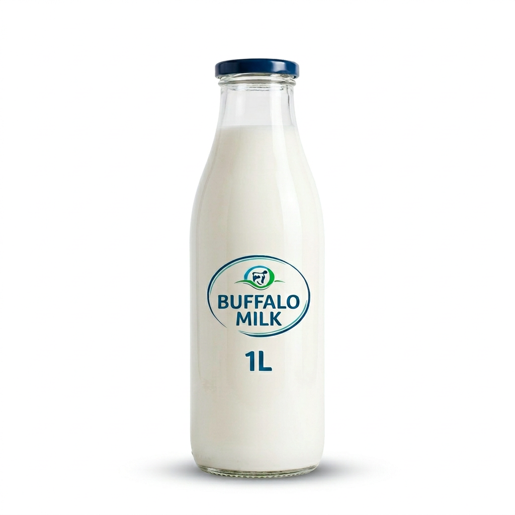 Buffalo Milk (1L) in premium glass bottle